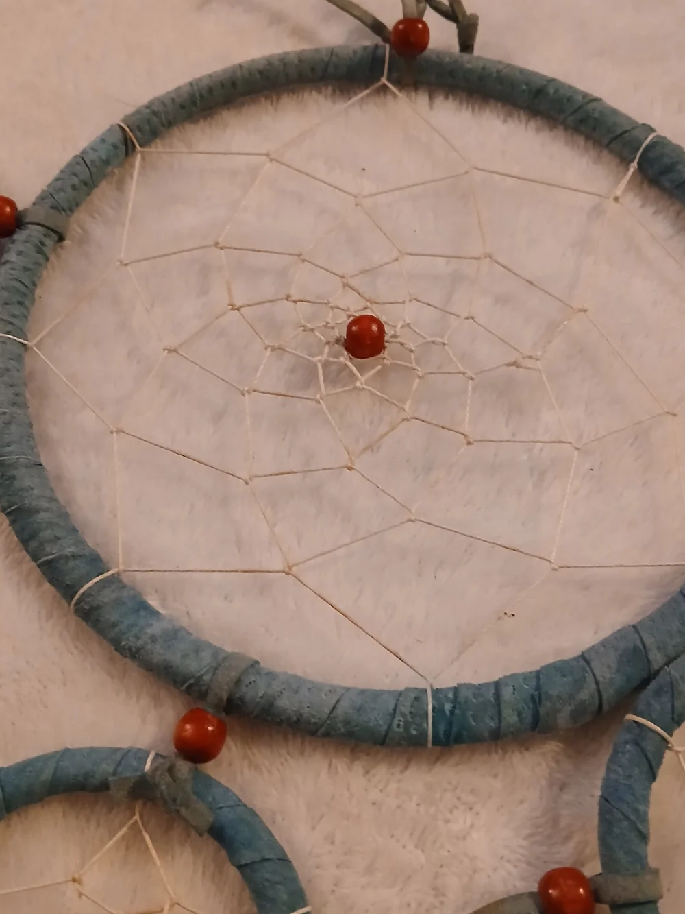 Dreamcatcher Feather Blue Indian Wall Hanging - LARGE